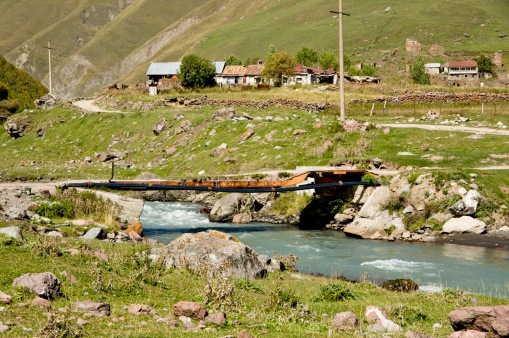 Truso-Tal im Kaukasus, Georgien, Fernweh